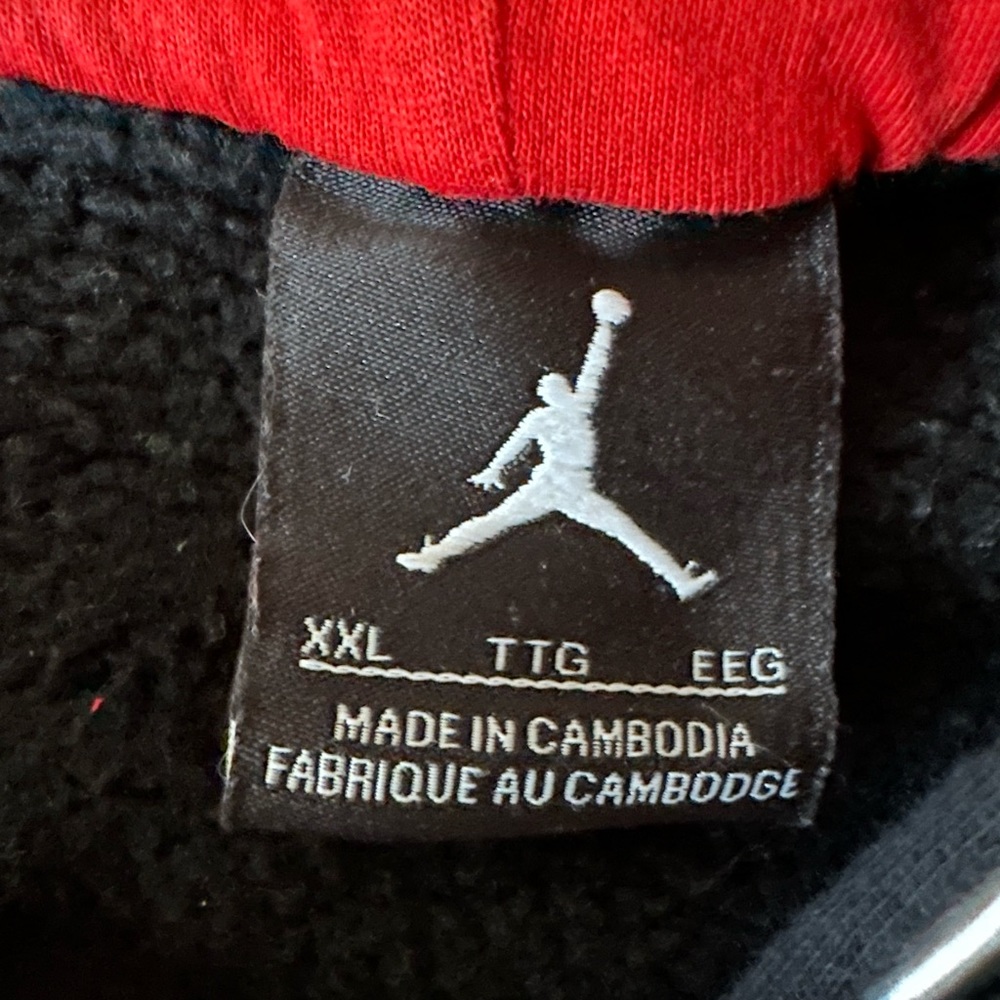 Air Jordan Flight Jumpman Hoodie Sweatshirt (2XL) Black - Picture 3 of 8